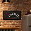 Licensed Fireball Framed Flashing LED Marquee Wall Sign (19"x10")
